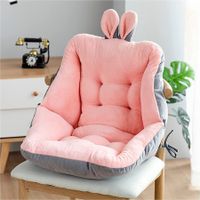 Velvet Seat Cushion Kawaii Rocking Chair Cushion Office Chair Backrest Lazy Sofa