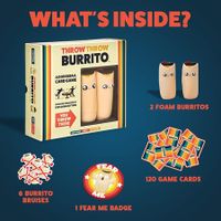 Throw Throw Burrito by Exploding Kittens - A Dodgeball Card Game for Adults, Teens And Kids 2-6 Players