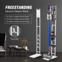Vacuum Stand Rack Freestanding Cleaner Storage Bracket Holder Accessory for Dyson Organiser V7 V8 V10 V11 for Xiaomi Dreame White