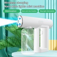 Mini Disinfectant Machine Hand-held Nanoscale Atomization Machine Portable Rechargeable Blue Light Atomizing S