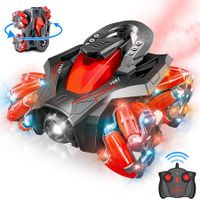 RC Standable Stunt Car for Boys and Girls - 4WD Remote Control Car Toys with 360° Rotating, Birthday Gifts for Kids Age 4-7 8-12 Year Old