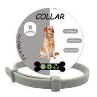 Flea Tick Collar for Dogs - 8 Months Protection - Hypoallergenic,65cm Adjustable And Waterproof Dog Collar (2Pack)