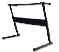 Portable Solid Keyboard Stand with Adjustable Height - Black