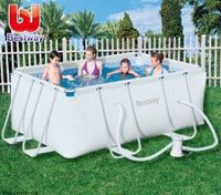 Bestway Steel Pro Frame Above Ground Swimming Pool -- 287cm x 201cm x 100cm