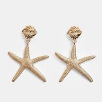 Ocean Style Starfish Drop Earring