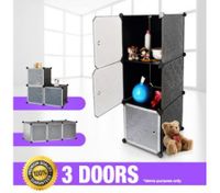 3 Cabinet Multi Storage Unit