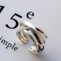 Sterling Silver Multilayer Smooth Rings