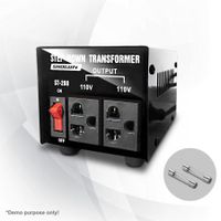 200W Step Down Transformer/Voltage Converter