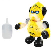 Electric Dancing Robot Music Light Rotation Toy Gift for Kids