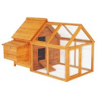 Wooden Outdoor Chicken Coop/Rabbit Hutch