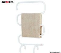 100W Heller Heated Towel Rail - White