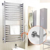 200W Heated Towel Rail - Wall Mounted 16 Bar Electrical Rack