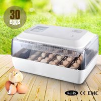 30 Egg Incubator Automatic Turning Hatching Chicken Duck Pigeon Poultry Hatcher