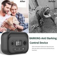 Effective Pet Dog Anti Barking Device Adjustable LCD Screen Ultrasonic Bark Deterrent