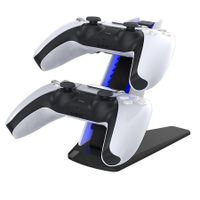 PS5 DualSense Controller Charger Special Edition, Wireless Controller Charging Station with Dual USB C Ports