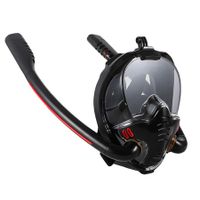 Full Face Silicone Snorkel Mask for Men Women Adults Youth Use ( size L/XL)