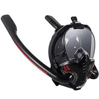 Full Face Silicone Snorkel Mask for Men Women Adults Youth Use ( size M/S)