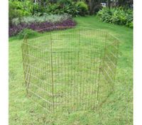 Foldable Metal Pet Playpen 36" Large 8 Panel - Zinc Coated