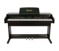 MELODIC 100 Rhythms 88 Standard Touch Response Keys 3 Pedals Digital Piano- Black