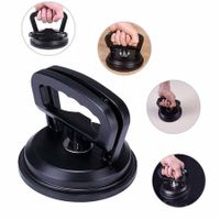 1 PCS Black Aluminum Suction Cup Dent Puller Car Dent Puller,  Handle Lifter Dent Remover for Car Dent Repair, Heavy Duty Glass Lifting and Objects Moving