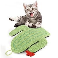Durable Sisal Floor and Wall Mounted Pad, Non-Slip Scratching Mat for Indoor Small Cats