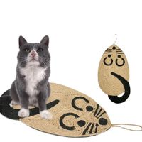Sisal Cat Scratcher Plate Scratching Posts Soft Toy Mat Bed Mat Claws Pet Care Toys