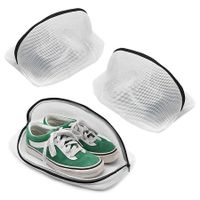 Shoe Wash Bags, Set of 3 Reusable Mesh Bags for Shoes, Sneakers