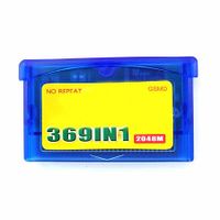 369 in 1 Game Cartridge for GBA Console - Card 32 Bit Video Game Compilations Classic Collection English Version