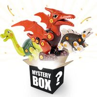 Mystery Box of 1 Random Take Apart Dinosaur Toys with Screwdriver Birthday Gifts Kids STEM Toys for Kids 3-7 Ages