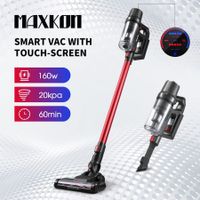 Maxkon 160W Cordless Stick Vacuum Cleaner Floor Mop Portable Powerful Suction 20000PA 60min