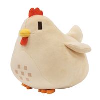 20cm Stardew Valley Game Stuffed Toy  Chicken Plush Animal Plush Doll Cute Gift for Kids Color White