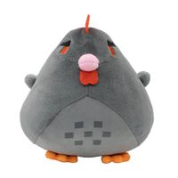 20cm Stardew Valley Game Stuffed Toy  Chicken Plush Animal Plush Doll Cute Gift for Kids Color Grey