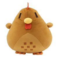 20cm Stardew Valley Game Stuffed Toy  Chicken Plush Animal Plush Doll Cute Gift for Kids Color Brown