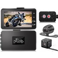 Motorcycle Dvr Camera HD 1080P Wide Angle Waterproof Night Vision Front And Rear Shooting
