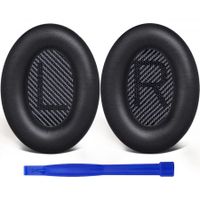 Professional Replacement Earpads Cushions for Bose Quiet Comfort 35(QC35) & Quiet Comfort 35 II(QC35ii) Headphones(Black)