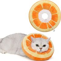 Adjustable Cat Cone Collar Soft, Cute Cat Recovery Collar, Cat Cones After Surgery for Kittens - M(15-35cm)