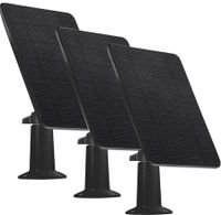 Solar Panel Compatible with Blink Outdoor & Blink XT2/XT Continuous Power Supply IP66 Weatherproof(3PACK Black)