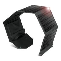Portable Solar Panel 30W 2USB Port Foldable Solar Panel Charger For Hiking Camping Tent