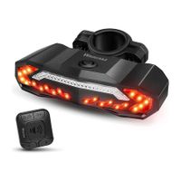 Smart Bike Tail Light with Turn Signals and Brake Trail Light