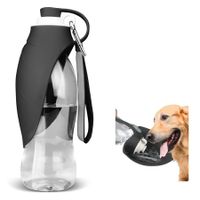 Dog Water Bottle Pet Water Dispenser Feeder Container Portable Drinking Cup Bowl Outdoor Hiking Travel 20 OZ