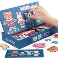 Cartoon Animals Dress Up Magnetic Building Blocks 3D Stickers Kids Children Intelligence Development Toy Early Education