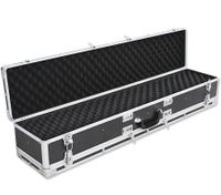 Hard Shell Aluminium Double Gun Case - Black