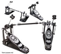3 in 1 Double/Single Drum Pedal Beat set - Black