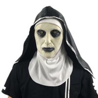 Halloween Latex Full Head Mask The Nun Horror Scary Cosplay Costume Mask