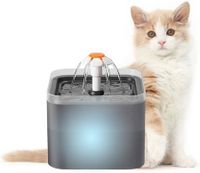 67oz/2.0L LED Pet Fountain,Automatic Cat Water Fountain Dog Water Dispenser for Cats,Dogs,Other Pets