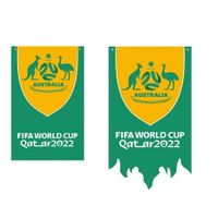 2022 Qatar World Cup flag Soccer football party decoration hanging flag World Cup fan Australia