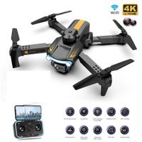 Mini Drone 4K Dual Camera Four Side Obstacle Avoidance Optical Flow Positioning Foldable Quadcopter Toys Gifts Dual Batteries