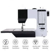 38 Stitches Mini Sewing Machine LED Light Desktop Household Electric Beginners Portable for Patchwork Home Textile SewingMachine