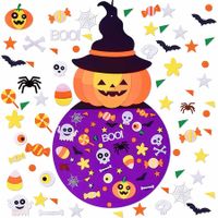 Halloween Ornament with Hanging Craft Kits for Kids Halloween Party Indoor Outdoor (Halloween Witch)