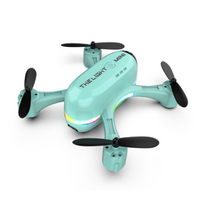 2022 Newest Mini Dual Camera Hd Light-Emitting  Aerial Photography Drone Color Green